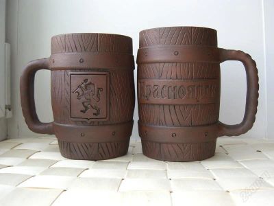 Лот: 953241. Фото: 1. Кружка пивная "Красноярск". Кружки, стаканы, бокалы