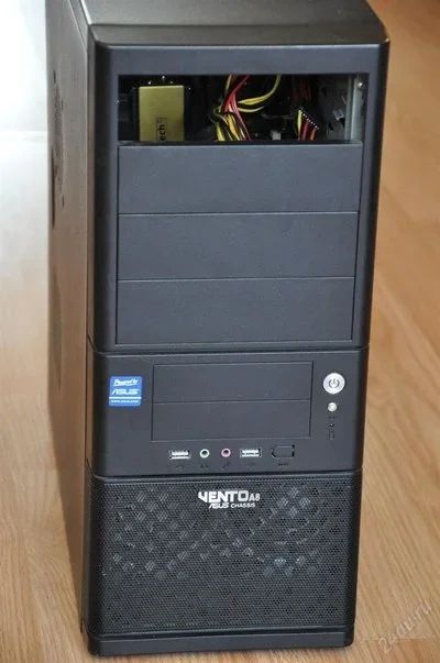 Лот: 4884107. Фото: 1. Корпус с блоком питания Asus chassis... Корпуса, блоки питания
