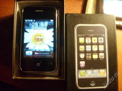 Лот: 460653. Фото: 1. IPHONE 3G Копия 1:1, с 2 актив... Кнопочные мобильные телефоны