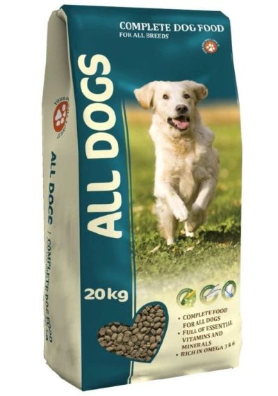 Лот: 7075254. Фото: 1. Корм ALL DOGS для собак всех пород... Корма
