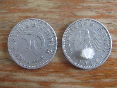 Лот: 11043829. Фото: 1. Германия 50 рейхспфеннигов 1942... Германия и Австрия