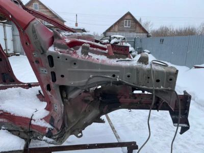 Лот: 25026038. Фото: 1. лонжерон Nissan Qashqai J10. Двигатель и элементы двигателя