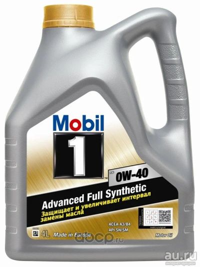 Лот: 4857355. Фото: 1. Mobil 1 FS 0W40 4л. Масла, жидкости