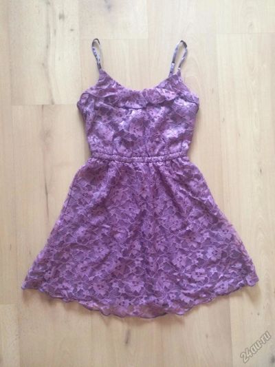 Лот: 5956248. Фото: 1. Платье кружевное h&m размер XS. Платья
