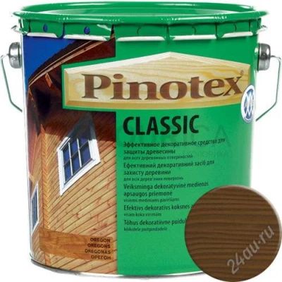 Лот: 2955290. Фото: 1. Pinotex (Пинотекс) Classic пропитка... Краски, лаки, растворитель