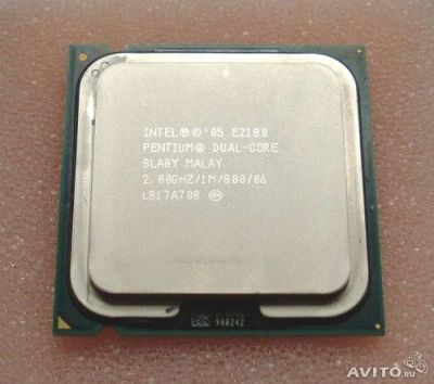 Лот: 3160588. Фото: 1. Процессор Intel Pentium dual-core... Процессоры