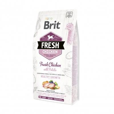 Лот: 14617840. Фото: 1. Brit (Брит) Fresh Курица/Картофель... Корма
