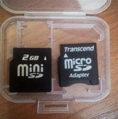 Лот: 1732440. Фото: 1. mini sd 2gb + бонус (с рубля). Карты памяти