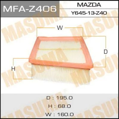 Лот: 18584488. Фото: 1. Воздушный фильтр masuma mazda... Расходные материалы