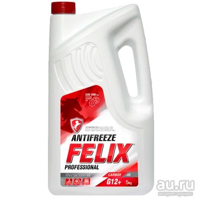 Лот: 15404975. Фото: 1. Антифриз 5 кг Felix Expert (красный... Масла, жидкости