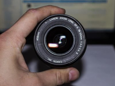Лот: 5038175. Фото: 1. Объектив Canon EF-S 18-55 1:3... Объективы