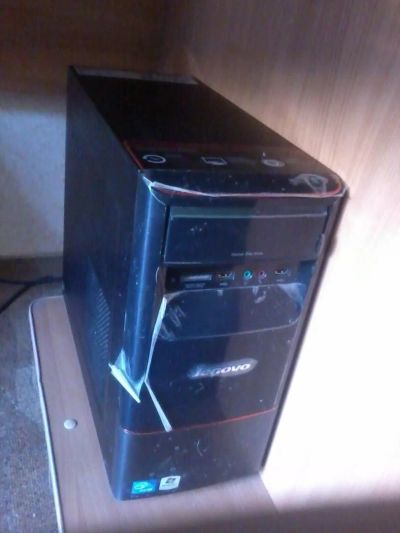 Лот: 4390276. Фото: 1. Игровой компьютер Lenovo+ монитор. Компьютеры в сборе