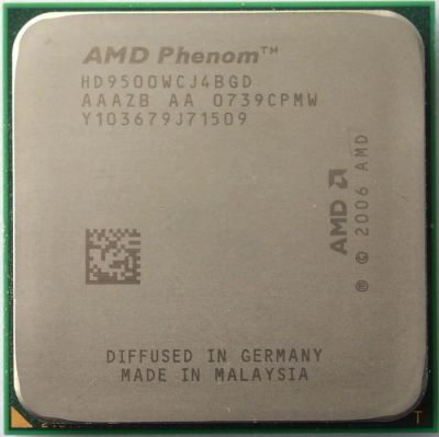 Лот: 3544607. Фото: 1. Процессор CPU AMD Phenom X4 9500... Процессоры