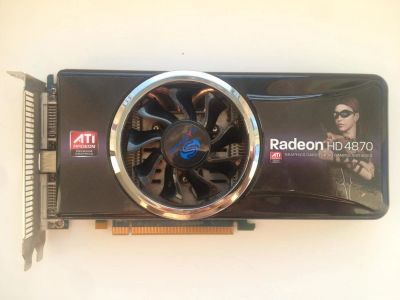 Лот: 10707834. Фото: 1. ATI Sapphire HD4870 1Gb DDR5. Видеокарты