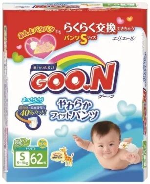 Лот: 6653005. Фото: 1. Подгузники-трусики GOON 5-9кг... Детская гигиена