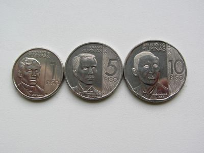 Лот: 12142828. Фото: 1. Филиппины набор из 3 монет 1... Наборы монет