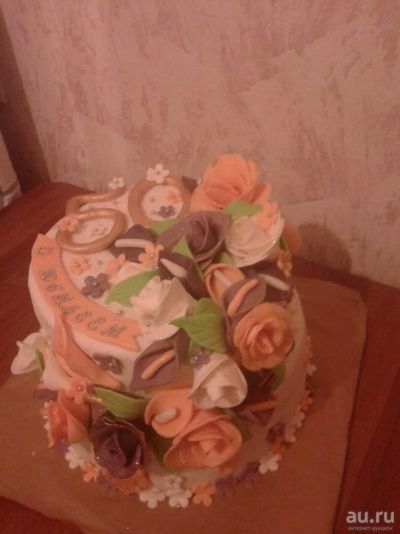 Лот: 10794624. Фото: 1. Торт 50 лет. Торты, пирожные