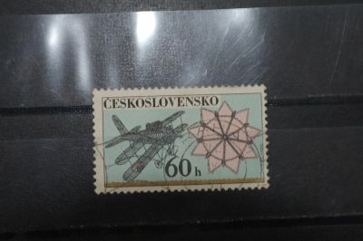 Лот: 3962710. Фото: 1. марка 96 Чехословакия самолет. Марки