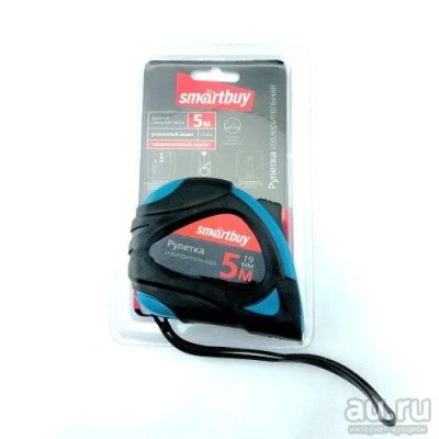 Лот: 16219817. Фото: 1. Рулетка 5м*19мм Smartbuy прорезин... Радиолюбительский инструмент