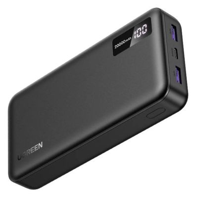 Лот: 24495190. Фото: 1. Внешний аккумулятор uGreen PB312... Внешние, портативные аккумуляторы для смартфонов (Power bank)