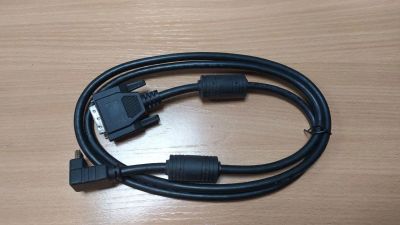 Лот: 21732207. Фото: 1. Кабель DVI - HDMI (угловой) 2... Шлейфы, кабели, переходники