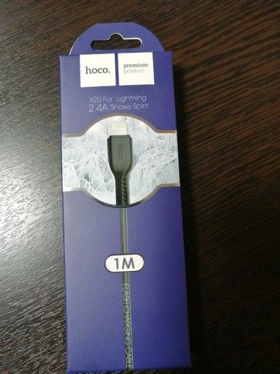Лот: 15165915. Фото: 1. Дата-кабель USB HOCO для Apple... Дата-кабели, переходники