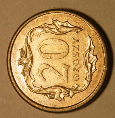 Лот: 4088925. Фото: 1. Польша.20 грошей 2009 г.(418 -... Европа