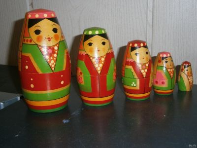 Лот: 13064122. Фото: 1. Матрешки СССР, в идеальном состоянии... Фигурки, статуэтки