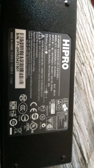 Лот: 13709516. Фото: 1. Блок питания для ноутбука Acer. Другое (комплектующие)