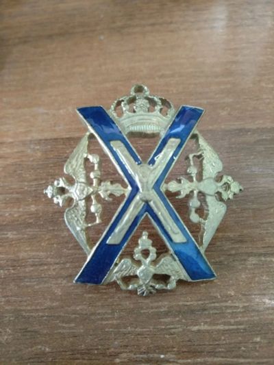 Лот: 23232641. Фото: 1. царский полковой знак Преображенского... Памятные медали