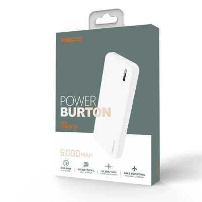 Лот: 22144615. Фото: 1. POWER BANK RECCI BURTON RPB15... Внешние, портативные аккумуляторы для смартфонов (Power bank)