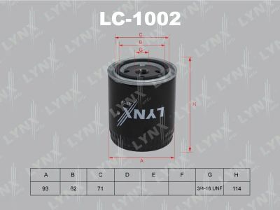 Лот: 13356847. Фото: 1. Lynx LC-1002 Масляный фильтр. Расходные материалы