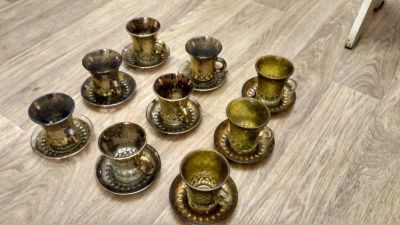 Лот: 13335259. Фото: 1. кофейный сервиз. Сервизы, наборы посуды