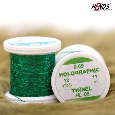 Лот: 19707312. Фото: 1. Люрекс HENDS Holographic Tinsel... Леска, блесны, крючки, мормышки