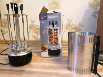Лот: 12885520. Фото: 1. Шашлычница электрическая 4home... Кухонная