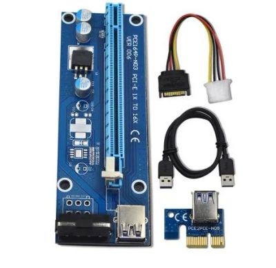 Лот: 10367679. Фото: 1. Райзер Riser Ver. 006 Molex с... Шлейфы, кабели, переходники