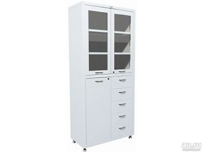 Лот: 7615068. Фото: 1. Медицинский шкаф HILFE MD 2 1780... Металлическая мебель