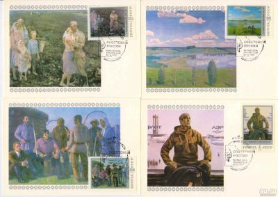 Лот: 18282572. Фото: 1. 1987. Картмаксимумы. Советская... Открытки, конверты