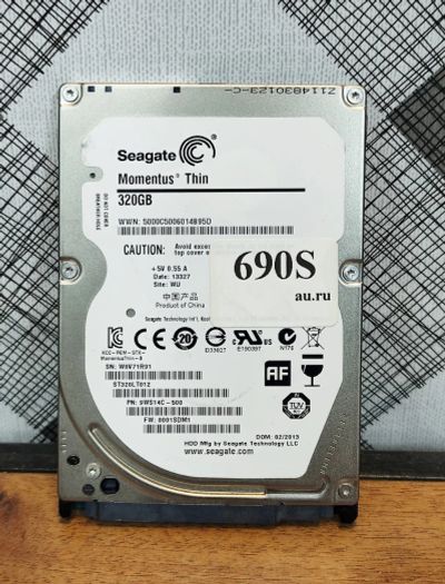 Лот: 19708973. Фото: 1. Жесткий диск SATA-II 2,5 Seagate... Жёсткие диски (HDD)