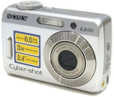 Лот: 873055. Фото: 1. цифровой фотоаппарат Sony Cyber-shot... Цифровые компактные