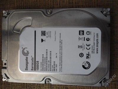Лот: 2752802. Фото: 1. Винт Seagate sata-3 1000Gb. Жёсткие диски (HDD)