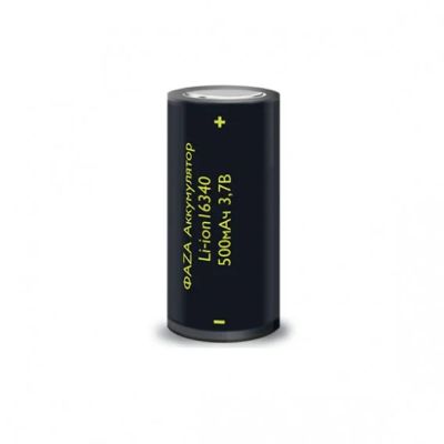 Лот: 19089298. Фото: 1. Аккумулятор Фаzа 3.7v 500mAh Li16340... Батарейки, аккумуляторы, элементы питания