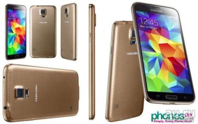 Лот: 8223404. Фото: 1. Samsung S5 mini Gold LTE. Смартфоны