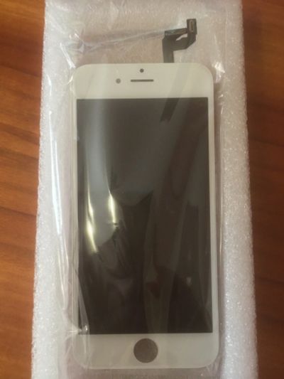 Лот: 15536048. Фото: 1. Модуль iPhone 6s белый + Защитное... Дисплеи, дисплейные модули, тачскрины