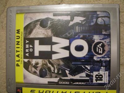 Лот: 718465. Фото: 1. диск на ps 3 army of two. Запчасти для игровых приставок, консолей