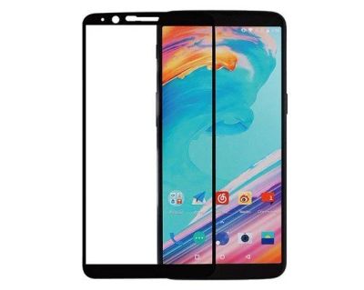 Лот: 17588406. Фото: 1. Защитное стекло OnePlus 5T - Чёрный... Защитные стёкла, защитные плёнки
