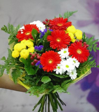 Лот: 7032257. Фото: 1. Сборный букет. Цветы на Щорса... Свежие цветы