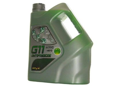 Лот: 6023382. Фото: 1. Антифриз "Vitex Ultra G11" -40... Масла, жидкости