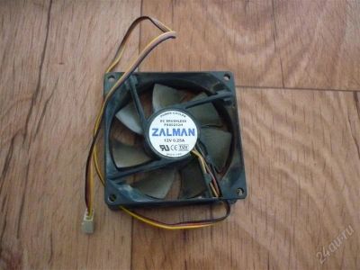 Лот: 1670125. Фото: 1. Вентилятор zalman 80x80. Системы охлаждения