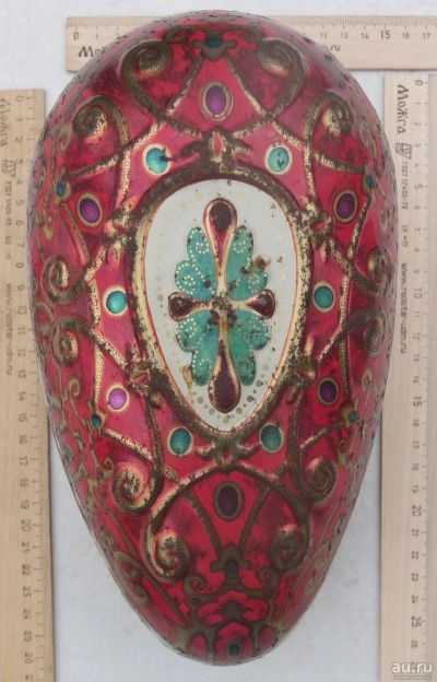 Лот: 17496952. Фото: 1. пасхальное яйцо, жесть, расписное... Предметы интерьера и быта